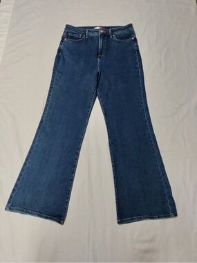 LC Lauren Conrad Blue High Rise Flare Jeans